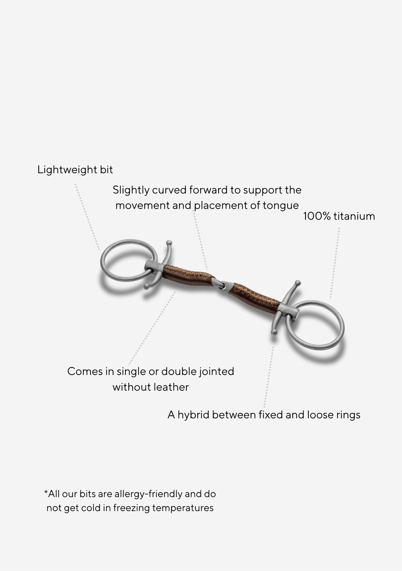 BHOOF BETT - SINGLE JOINTED - LEATHER