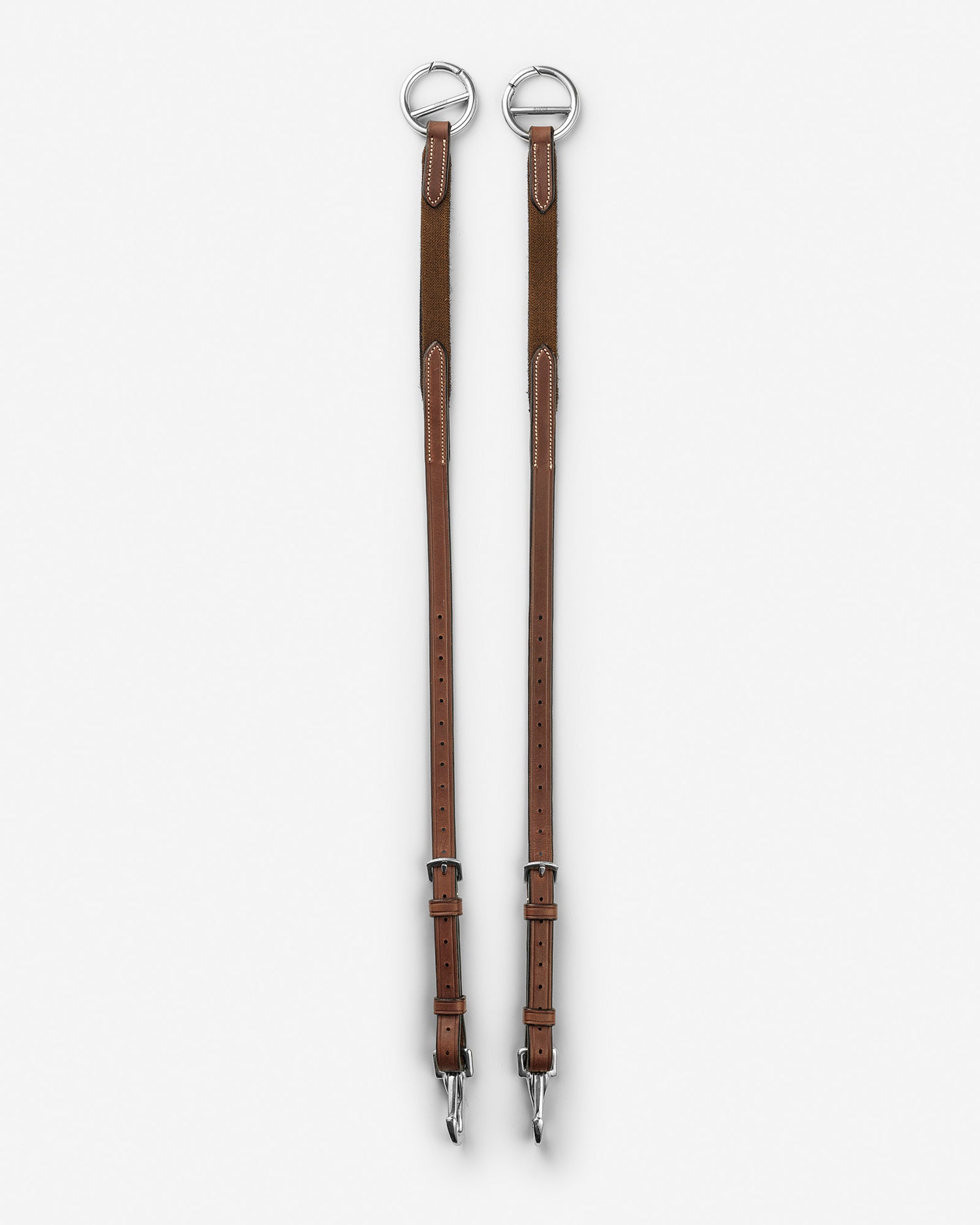 BHOOF ELASTIC MARTINGALE ATTACHMENT 2, Brun, läder.