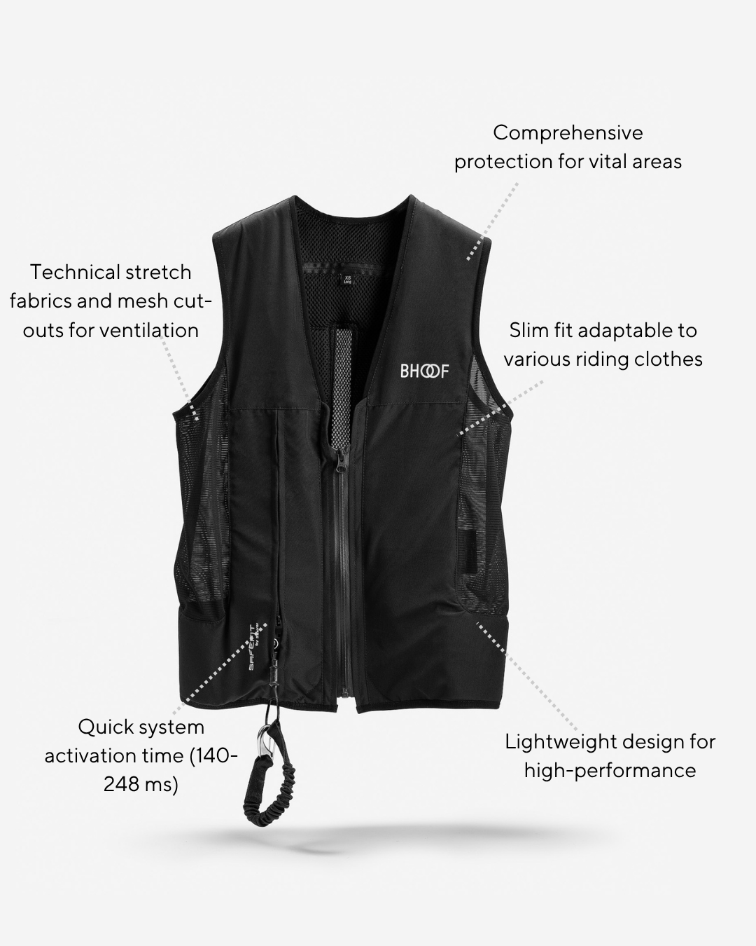 BHOOF SAFETY VEST 1 - BLACK